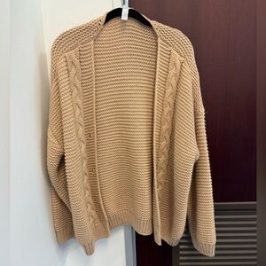 Women’s beige cardigan